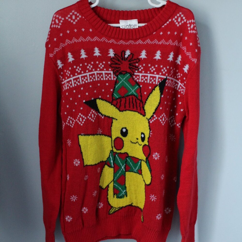 Size S Pokemon Pikachu Ugly Christmas Sweater